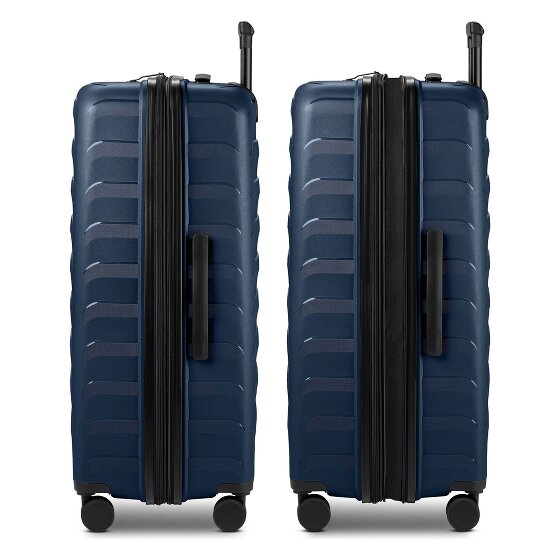 d&n Toronto 4 roues Valise cabine L 75 cm avec soufflet d'extension