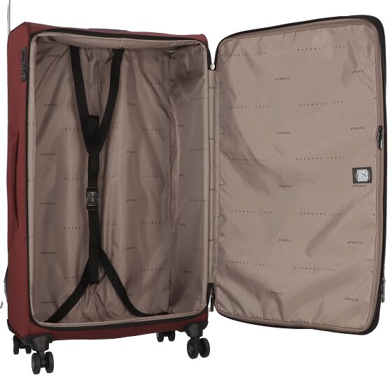 Stratic Bendigo Light + 4 roues Valise cabine 84 cm '"avec soufflet d''extension"'
