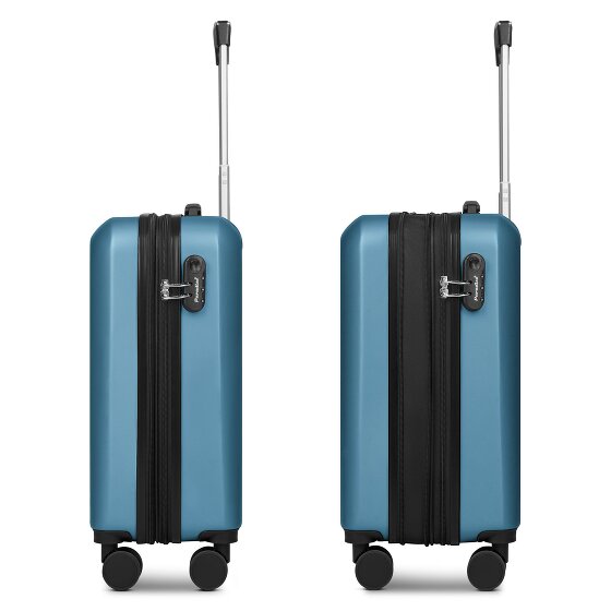 Check.In Paradise 2.0 4 roulettes Trolley de cabine S 55 cm avec soufflet d'extension