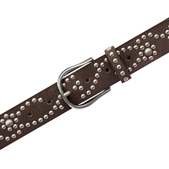 b.belt Ceinture à rivets Cuir véritable