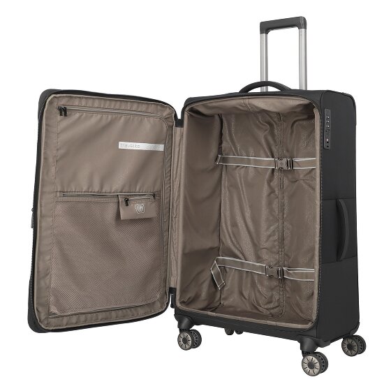 Travelite Crosslite 4 roulettes Trolley XL 81 cm avec soufflet d'extension
