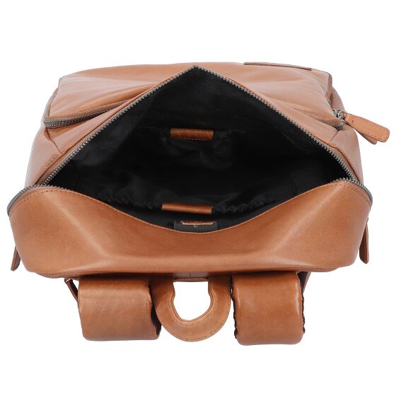 Plevier Rock Amaril Sac à dos professionnel Cuir 43 cm Compartiment pour ordinateur portable