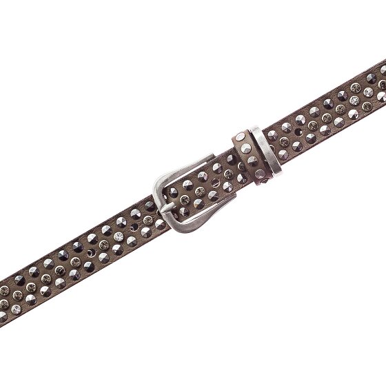 b.belt Ceinture à rivets Cuir véritable