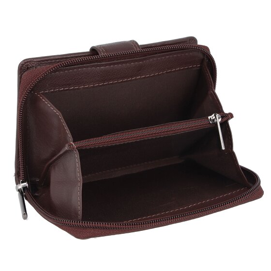 mano Donna Giulia Porte-monnaie Cuir véritable 13 cm
