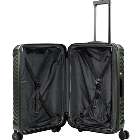 Travelite Millennium 4 roulettes Trolley 67 cm avec soufflet d'extension