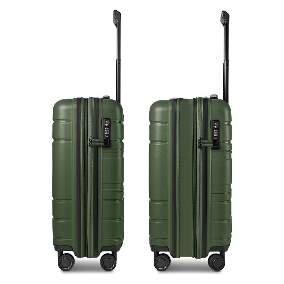 Redolz Essentials 11 4 roues Valise cabine 55 cm avec soufflet d'extension