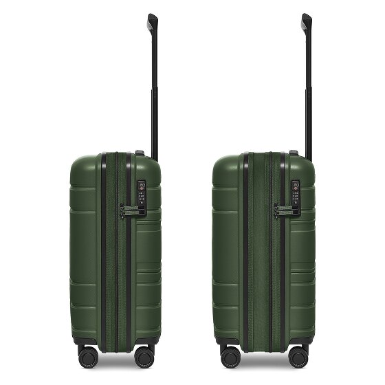 Redolz Essentials 11 4 roues Valise cabine 55 cm avec soufflet d'extension