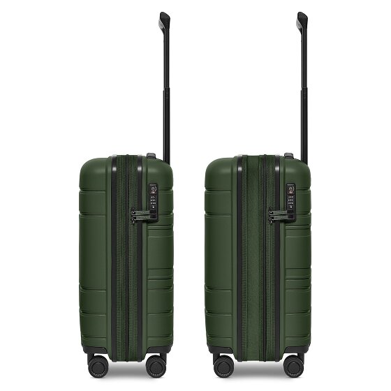 Redolz Essentials 11 4 roulettes Trolley de cabine 55 cm avec soufflet d'extension