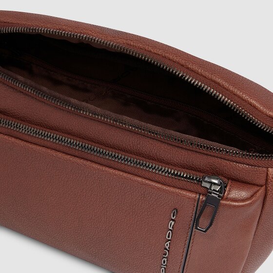 Piquadro Cronus Sac banane Cuir véritable 29 cm