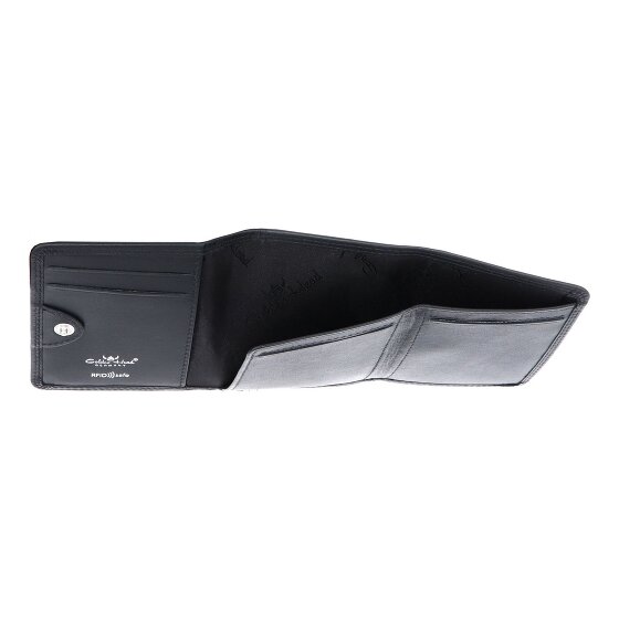 Golden Head Polo Porte-monnaie Protection RFID Cuir véritable 10 cm