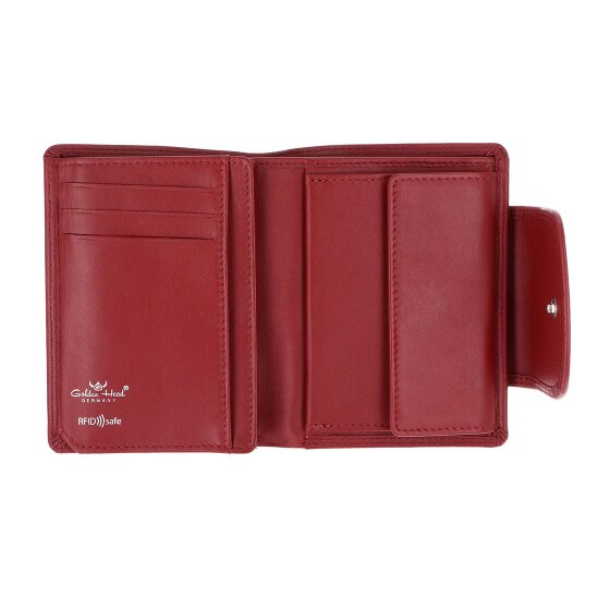 Golden Head Polo Porte-monnaie Protection RFID Cuir véritable 12 cm