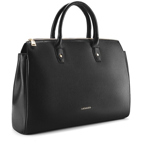 Lazarotti Bologna Leather XL Shopper Sac à main en cuir 40 cm
