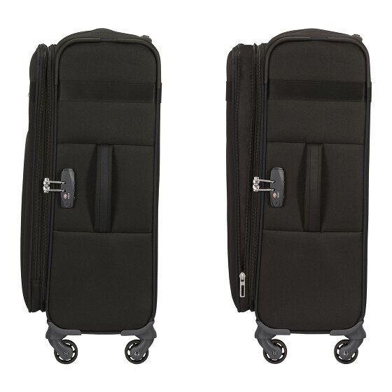 Samsonite Citybeat 4 roues Valise cabine 66 cm avec soufflet d'extension