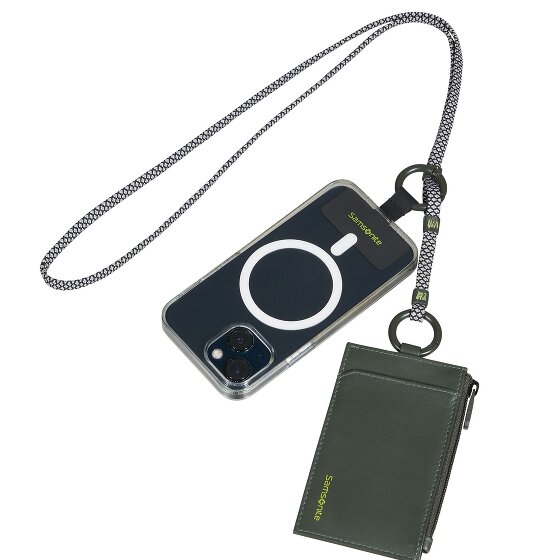 Samsonite Prismix Étui pour cartes de crédit Protection RFID Cuir véritable 6.5 cm