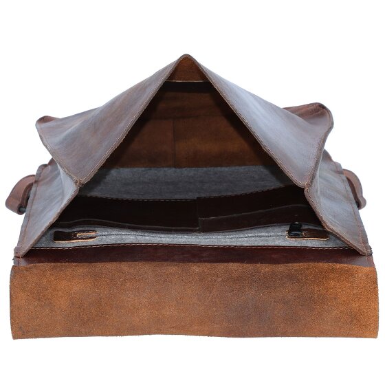 Harold's Aberdeen sac à dos en cuir 35 cm compartiment pour ordinateur portable