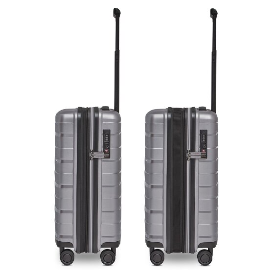 Bergpfeil Travel 4-roues trolley cabine S 55 cm avec soufflet d'extension