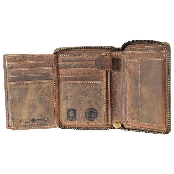 Greenburry Vintage Porte-monnaie Cuir véritable 3 cm