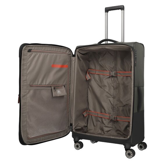 Travelite Crosslite 5.0 4 roulettes Trolley L 77 cm avec soufflet d'extension