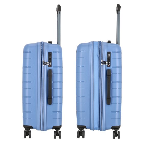 Polestream Strz by Asteroid 4 roulettes Trolley M 64 cm avec soufflet d'extension