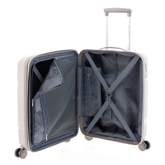 Gladiator 3800 4 roulettes Trolley de cabine 55 cm avec soufflet d'extension