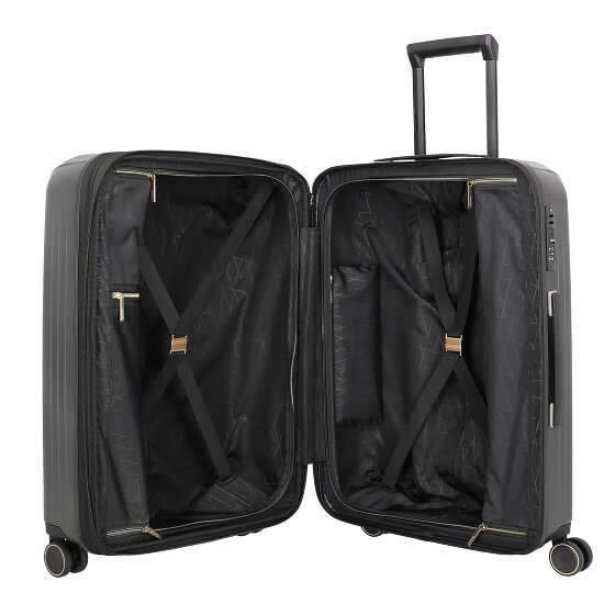 Travelite Barbara Novelty 4 roulettes Set de valises 3 pièces avec soufflet d'extension