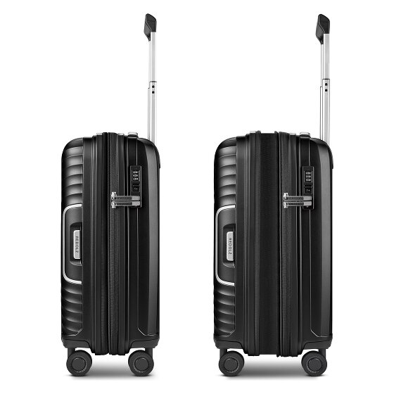 Redolz Essentials 01 4 roues Valise cabine 53 cm avec soufflet d'extension