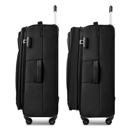 Wenger Beaumont 4 roulettes Set de valises 2 pièces avec soufflet d'extension