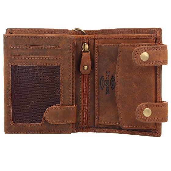 Greenland Nature Montenegro Porte-monnaie Protection RFID Cuir véritable 2 cm