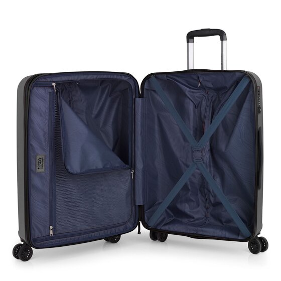 Gabol Montreal 4 roulettes Set de valises 3 pièces avec soufflet d'extension