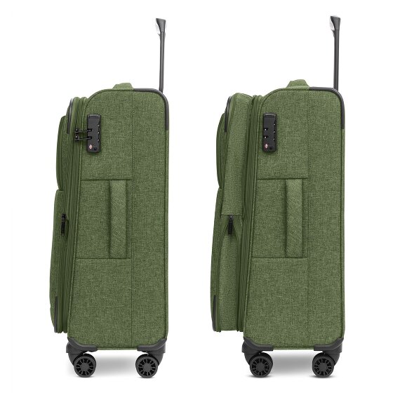 Redolz Essentials 12 MEDIUM trolley 4 roues 67 cm avec soufflet d'extension