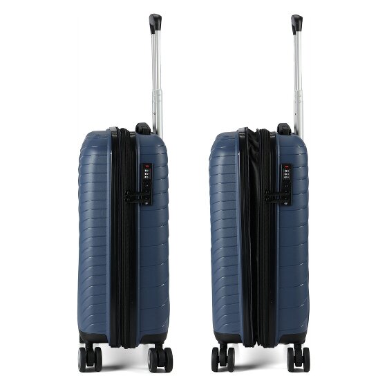 Benzi 5808 4 roulettes Trolley de cabine 55 cm avec soufflet d'extension