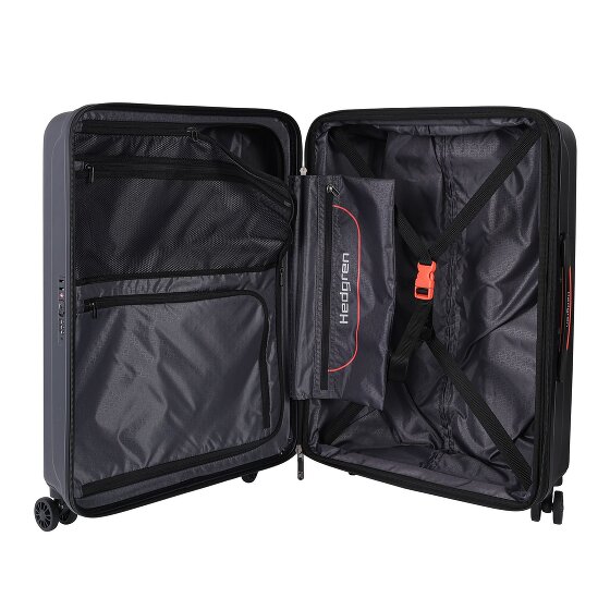 Hedgren Comby Grip M Exp 4 roulettes Trolley M 65 cm avec soufflet d'extension