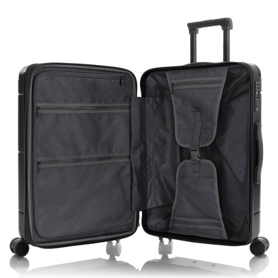 Heys Zen 4 roulettes Trolley M 66 cm avec soufflet d'extension