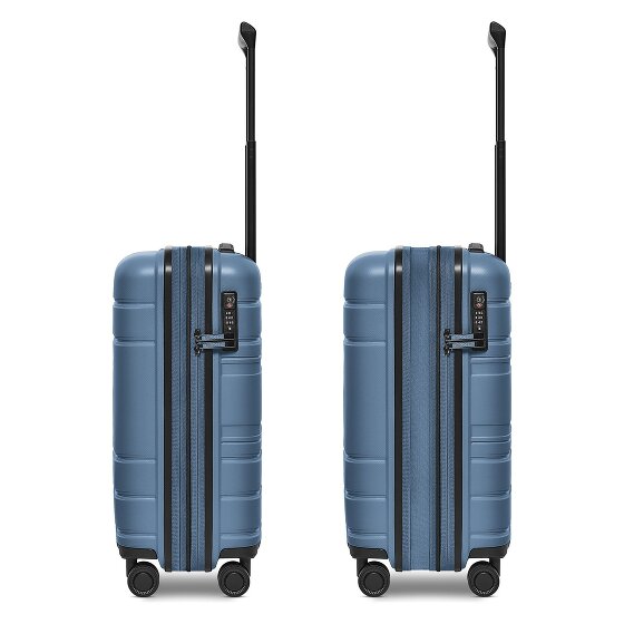 Redolz Essentials 11 4 roues Valise cabine 55 cm avec soufflet d'extension