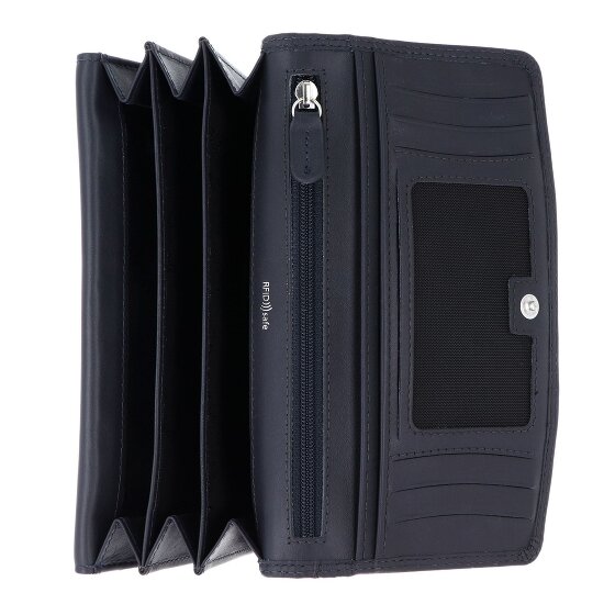 Golden Head Polo Porte-monnaie Protection RFID Cuir véritable 17.5 cm