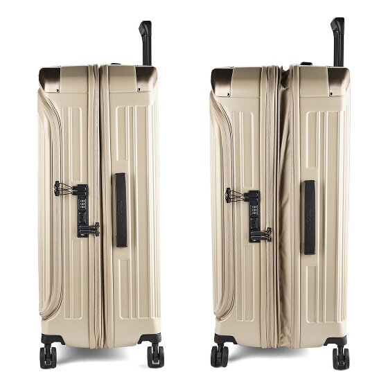 Piquadro PQ-Light 4 roues Valise cabine 78 cm '"avec soufflet d''extension"'