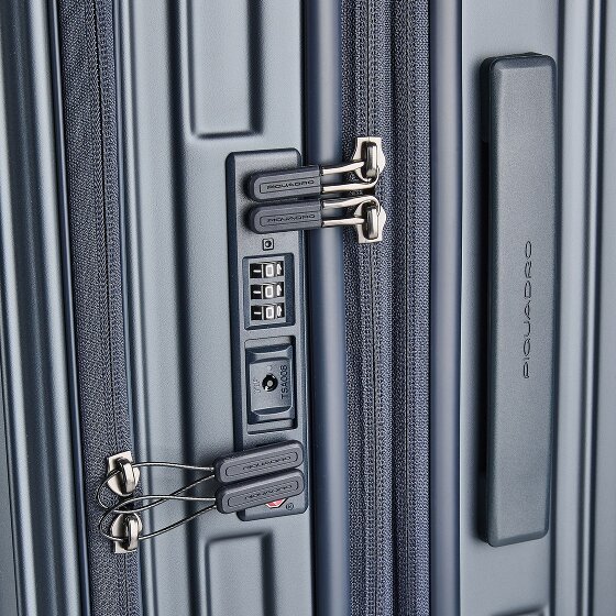 Piquadro PQ-Light 4 roues Valise cabine 78 cm '"avec soufflet d''extension"'