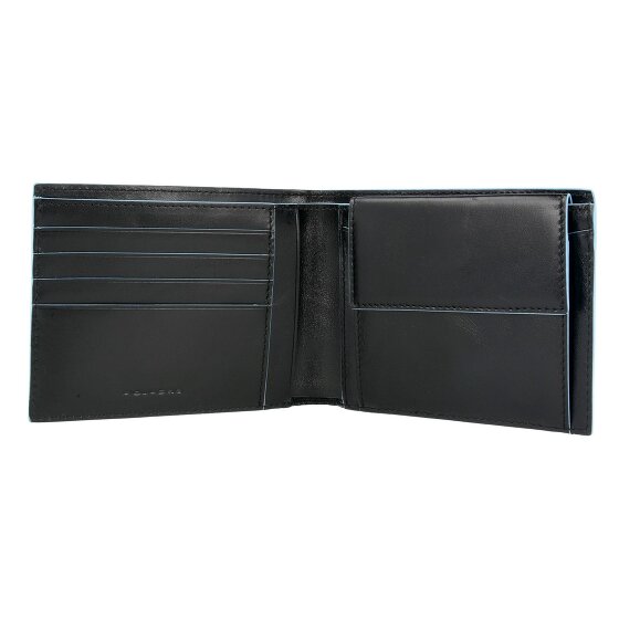 Piquadro Blue Square Porte-monnaie en cuir 12,5 cm
