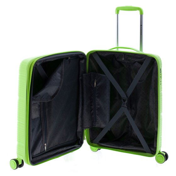 Gladiator 0800 4 roulettes Trolley 55 cm avec soufflet d'extension