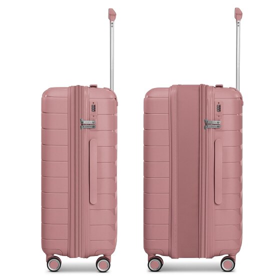 Franky London 4 roulettes Set de valises 3 pièces avec soufflet d'extension