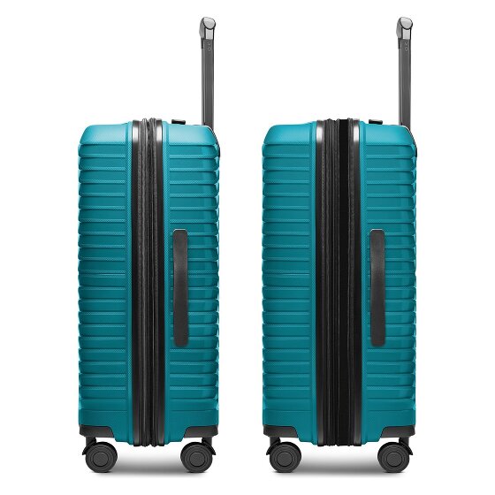 Stratic Shine 4 roues Valise cabine 66 cm avec soufflet d'extension