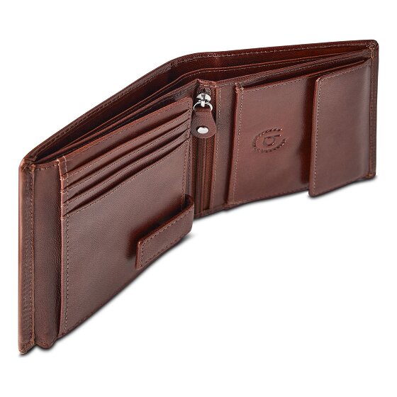 bugatti Valencia Porte-monnaie Protection RFID Cuir véritable 12 cm