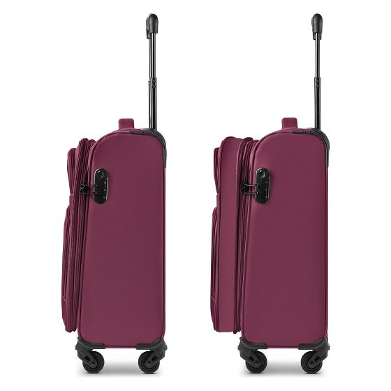 Smartbox Edition 04 4 roues Valise cabine 55 cm avec soufflet d'extension