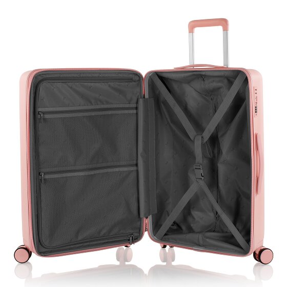 Heys Pastel 4 roulettes Trolley M 66 cm avec soufflet d'extension