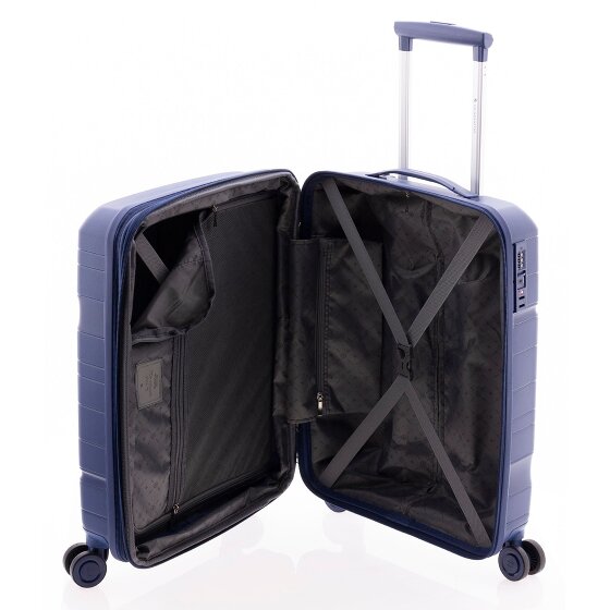 Gladiator 3800 4 roulettes Trolley de cabine 55 cm avec soufflet d'extension