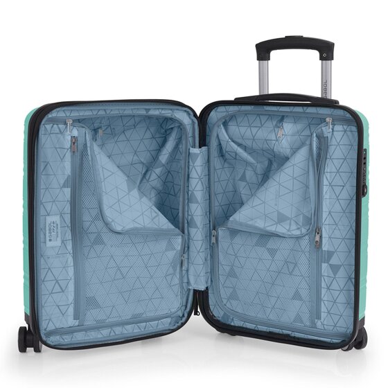 Gabol Uyiko 4 roulettes Trolley de cabine 54 cm avec soufflet d'extension