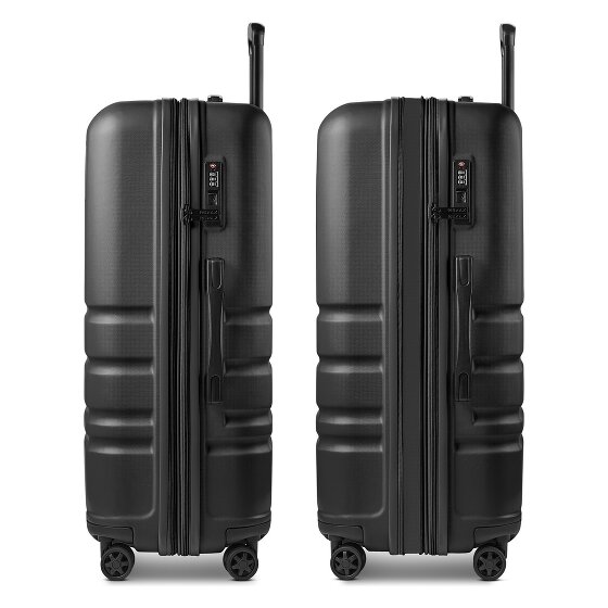 Redolz Pro ABS 4 roues Valise cabine 74 cm avec soufflet d'extension
