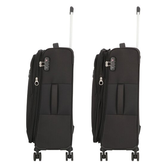 American Tourister Deep Dive 4 roulettes Trolley 67 cm avec soufflet d'extension