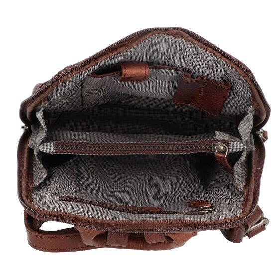 Spikes & Sparrow Sac à dos City en cuir 27 cm