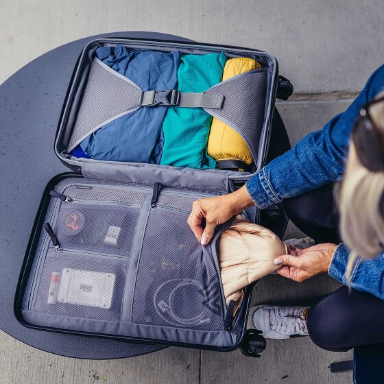 Gregory Quadro Pro 4 roulettes Trolley de cabine 55 cm avec soufflet d'extension